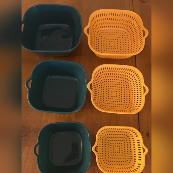 - Colander Bowl Set - New 6pcs - Picture 6 of 9